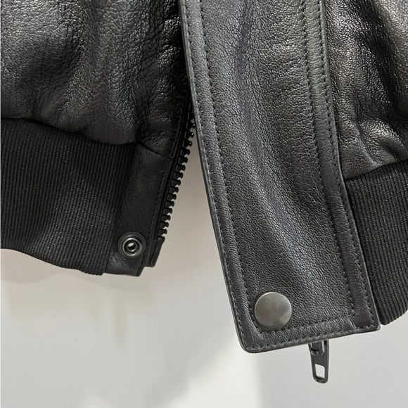 Balenciaga Blouson Taxi Leather Bomber Jacket Small Kanye - Picture 4 of 12